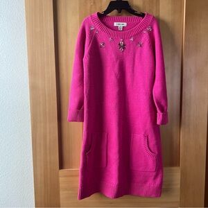 Cherokee Pink Knitted Dress Girls